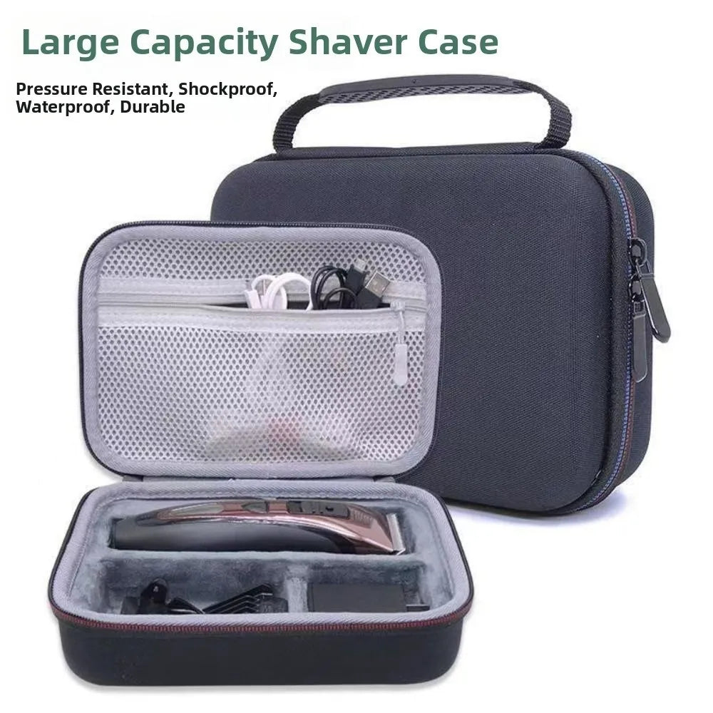 Waterproof Hair Trimmer Storage Box Shockproof Portable Shaver Protective Case EVA Anti-Scratch Electric beard grooming Cover Vue