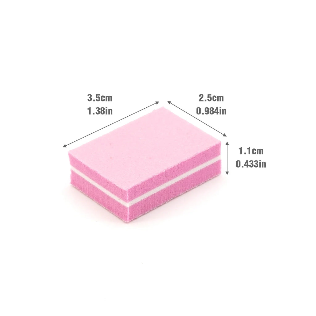 50 100Pcs Professional Mini Buffing Sanding Files Block Pedicure Manicure Care Nail Art Buffer Polish Manicure Tools Accessories Vue