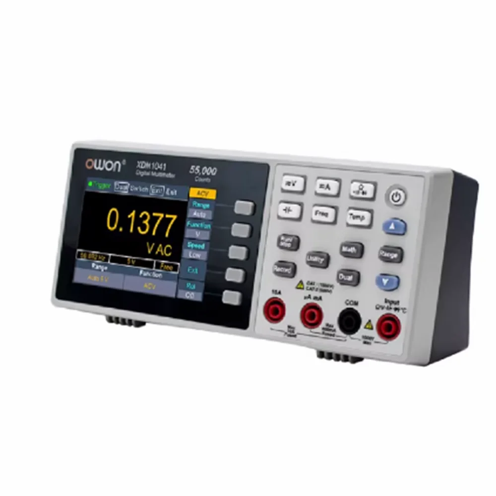 XDM1041 XDM1241 Desktop four Position Semi-Automatic Range multimeter OWON Vue