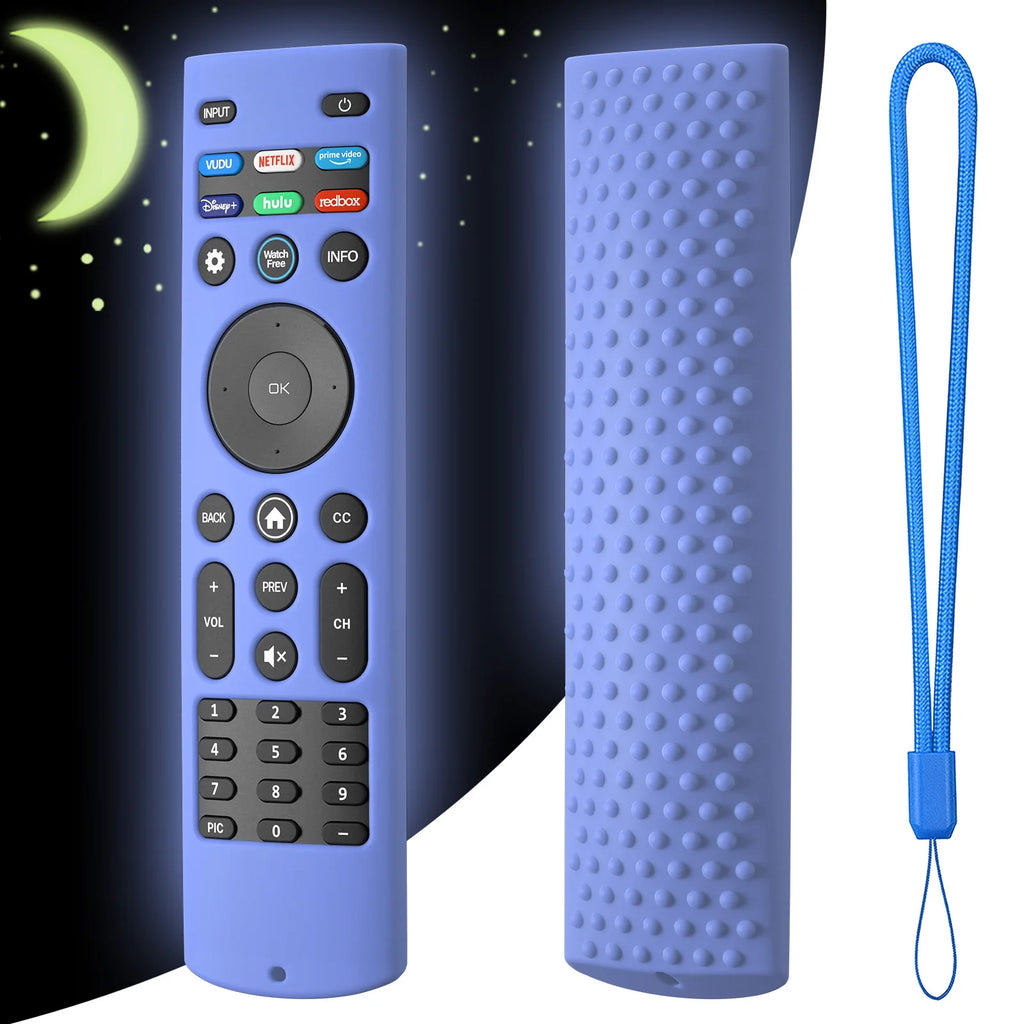 Smart TV for VIZIO XRT140 Remote Control Case Soft Silicone Cover Shockproof Anti-Slip Shell Replacement Smart Remote Control Vue