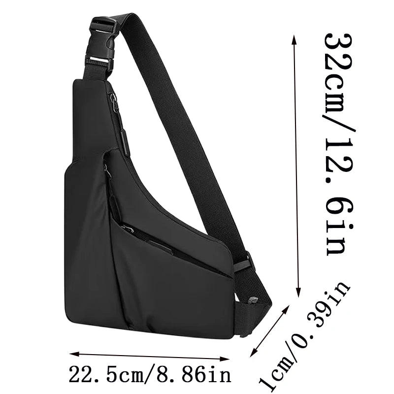 Men's Versatile Casual Chest Bag Multi-color Option Crossbody