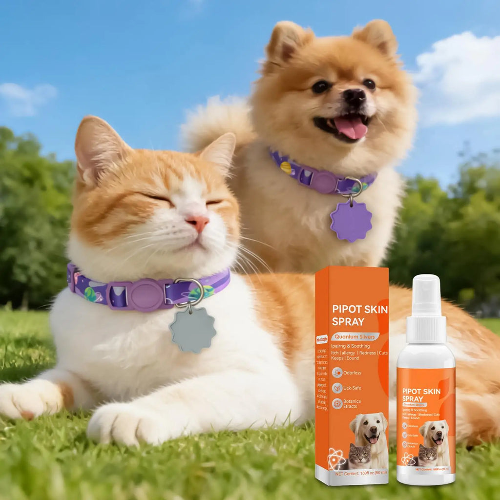 50ml Dog Cat Itch Relief Spray, Skin Repair & Care for Puppy, Soothing Pet Spray for Outdoor & Daily Grooming Routine Vue