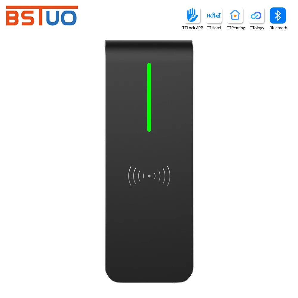 TTLock NFC IP67 Access Control 13.56MHZ Card APP Bluetooth Remote Door Opening Normally Open Mode with Record Query Function Vue