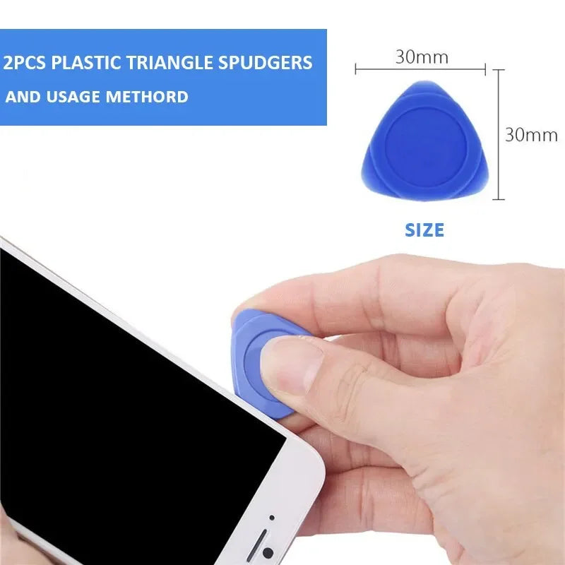8 In 1 Mobile Phone Repair Metal Spudger Prying Tool Kits Opening Repair for iPhone Samsung Smartphone Laptop Tablet Hand Tools Vue