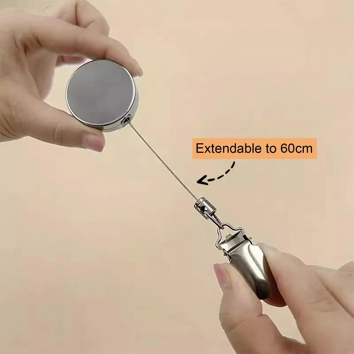 Retractable Metal Non slip Adhesive Wall Mount Towel Clips for Bedroom Bathroom Kitchen Cupboard Clothing Socks Bags Hats Vue