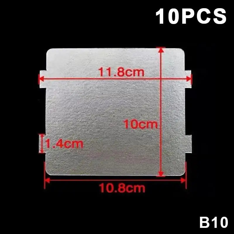 5/10pcs Microwave Oven Mica Sheet Waveguide Cover Plate Universal Cuttable Heat-Resistant For Hair Dryers Toasters Heaters〔CC11〕 Vue B10