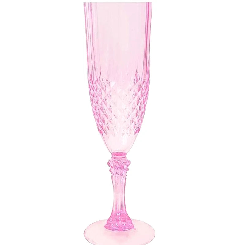 1 Pcs Champagne Goblet High Legged Wine Glasses Cocktail Red Wine Brandy Glasses Drinkware Party Bar Wedding Gift Transparent Vue A2