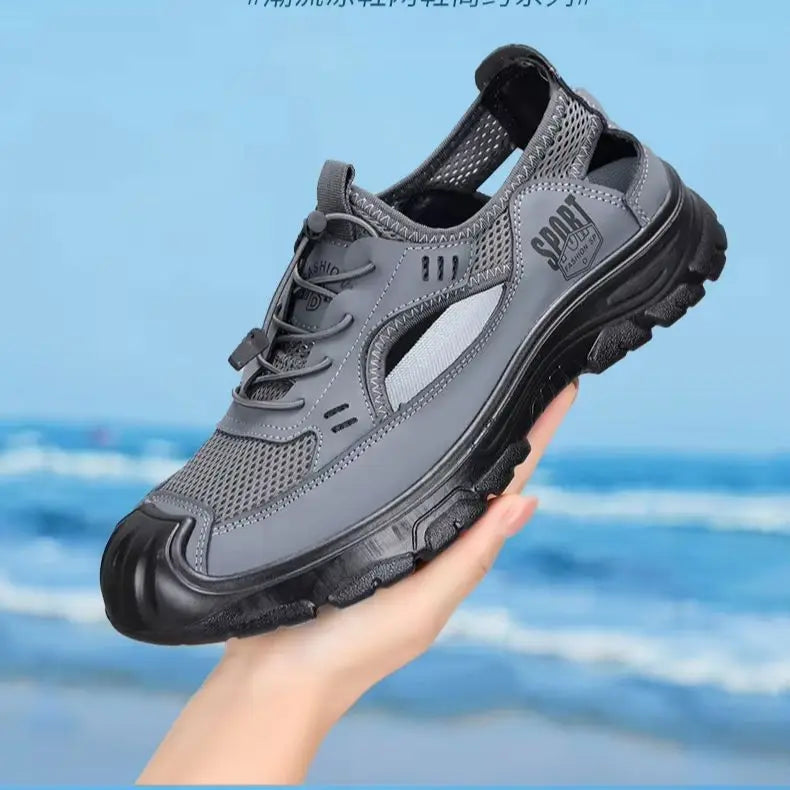 Men's Breathable Mesh Slip-On Sandals | Casual Summer Shoes Men's Slip-On Sandals Vue