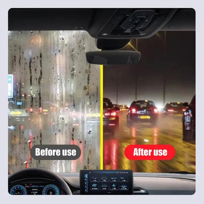 60ml 120ml Car Glass Oil Film Remover Hydrophobic Windshield Cleaner Auto Detailing Glass Coating Window Auto Detailing Tool Vue