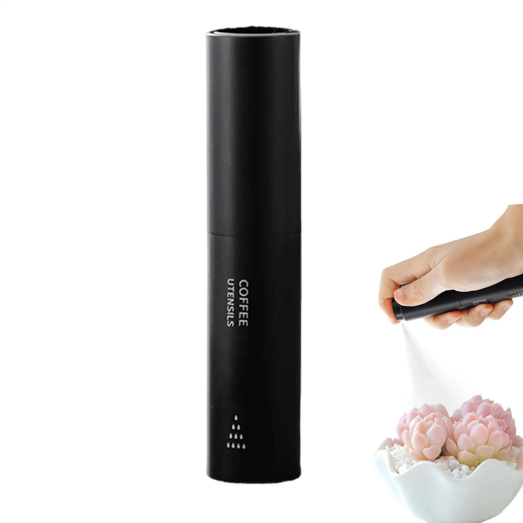 2.3x11.5cm Coffee Bean Spray Bottle Anti-flying Powder Anti-static Glass Liner Coffee Bean Spray Bottle Portable Water Atomizer Vue