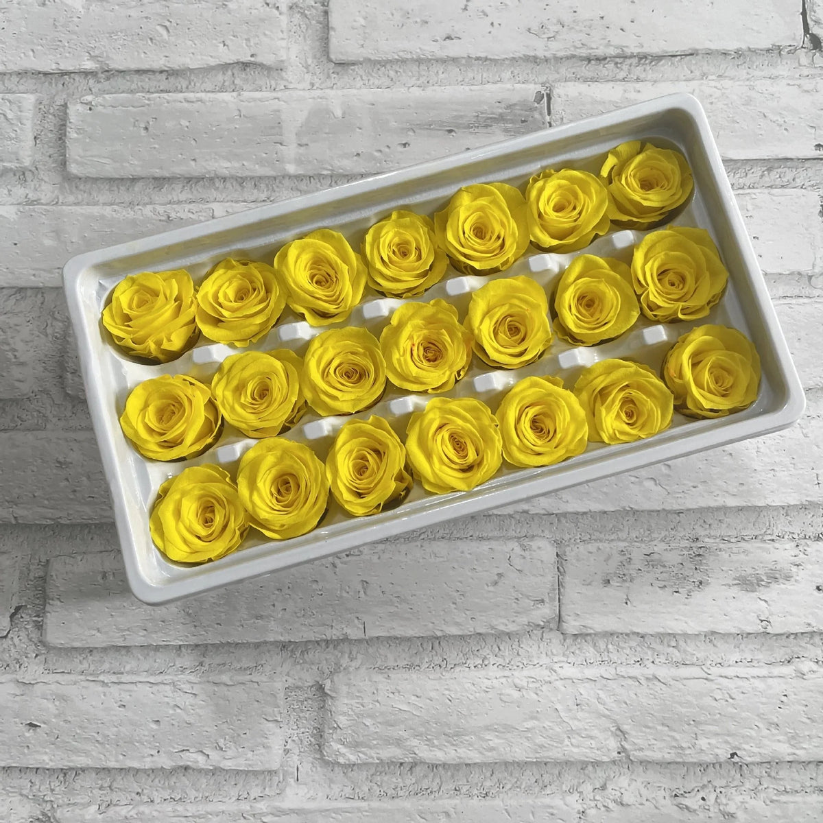 20Pcs 2 To 3Cm Artificial Rose Heads A Grade Preserved Flower Realistic DIY Wedding Party Bouquet Vase Home Table Gift Box Vue