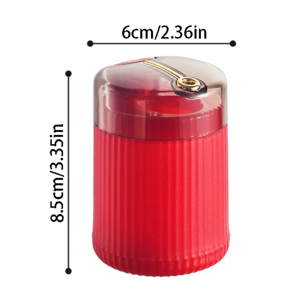 Automatic Toothpick Storage Box Push Type Hygienic Tooth Pick Containers Portable Large Capacity Toothpick Dispenser Home Use Vue