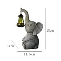 Elephant Resin Outdoor Garden Ornament Patio Yard Table Decor For Party Centerpiece Gift For All Ages Vue A1