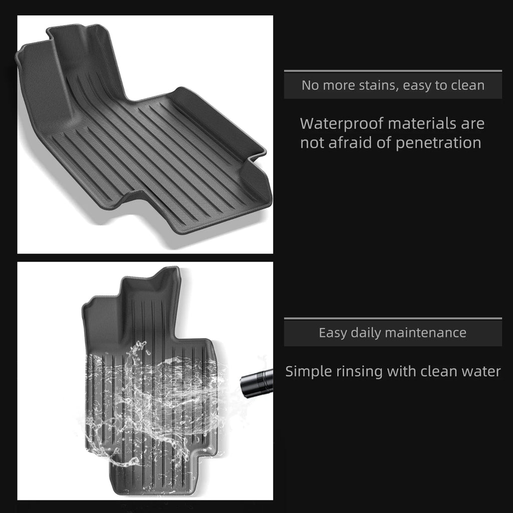 Sambee for Tesla Cybertruck 2024 2025 2026 TPE Floor Mats Wear-resistant Foot Pad Rear Trunk Protective Pad Car Accessories Vue