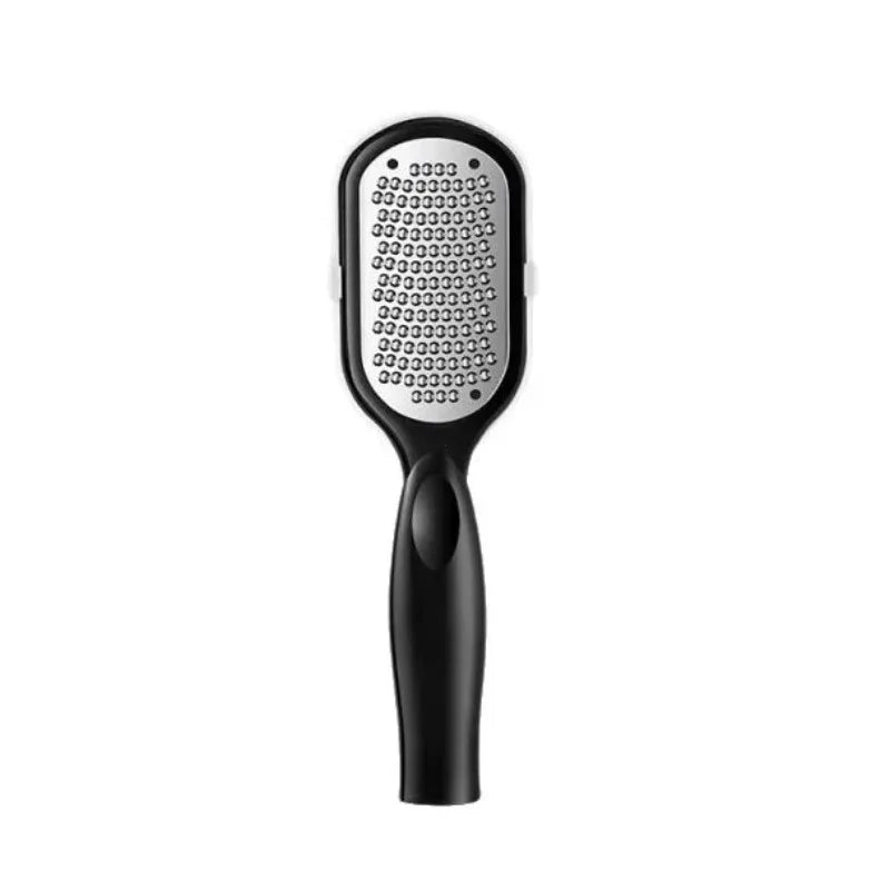 With Splash Guard & Handle Suitable for Care Cracked Heels Professional Heavy-Duty Stainless Steel Painless Foot File & Remover Vue