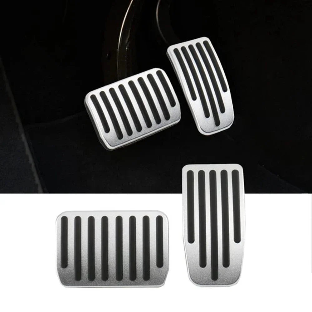 For Tesla Model 3/Y Aluminum Pedal Cover 2 Pack Accessories 2022-2025 Foot Pedal Pads Anti-Slip Performance Accelerator Tesmayx Vue
