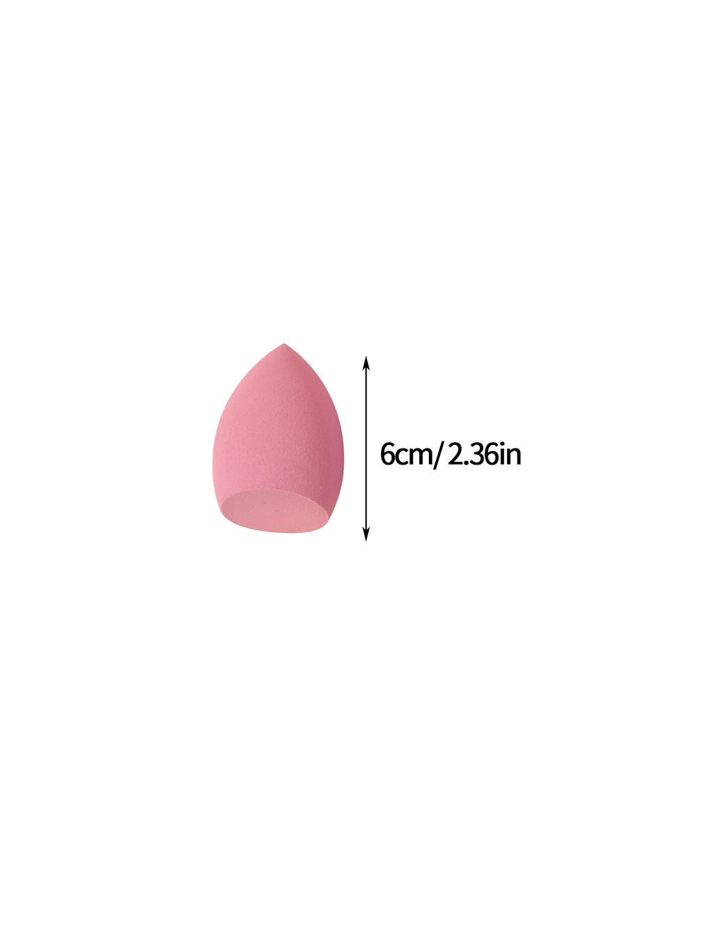 6PCS Large Teardrop Makeup Sponges, Multi Color Random Shipment Soft Blending Foundation Sponge Reusable Washable Cosmetic Blen Vue