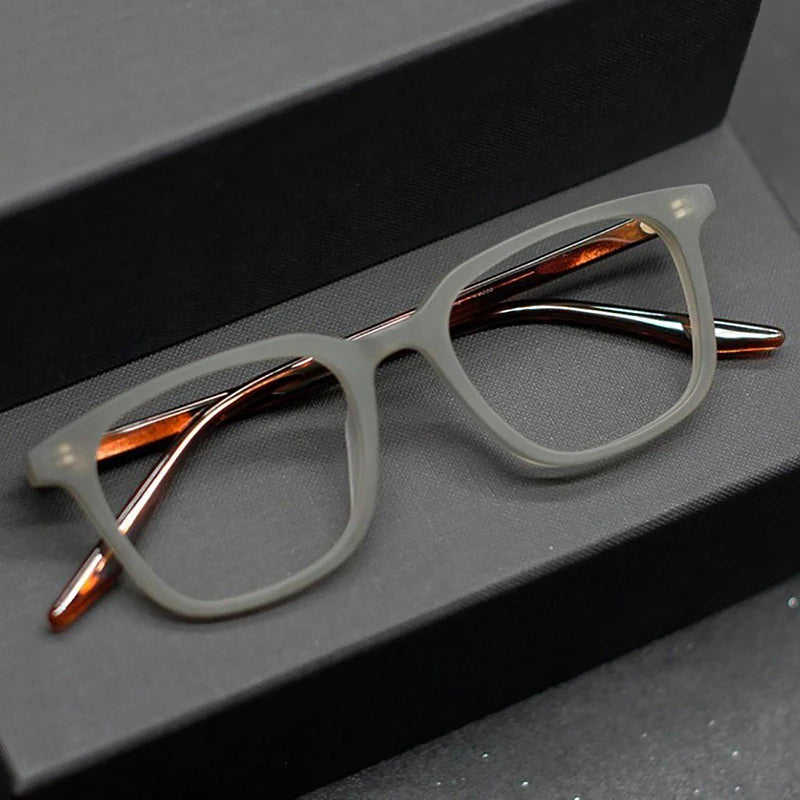 Fashion Vintage Frosted Square Optical Glasses Frame Simple Trendy Unisex Eyeglasses For Women Men Literary Retro Matte Eyewear Vue