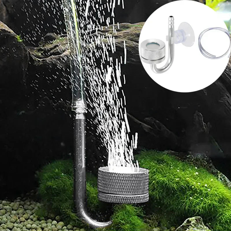Aquarium CO2 Atomizer Diffuser – Aluminum Alloy Reactor CO2 Aquarium Diffuser Vue