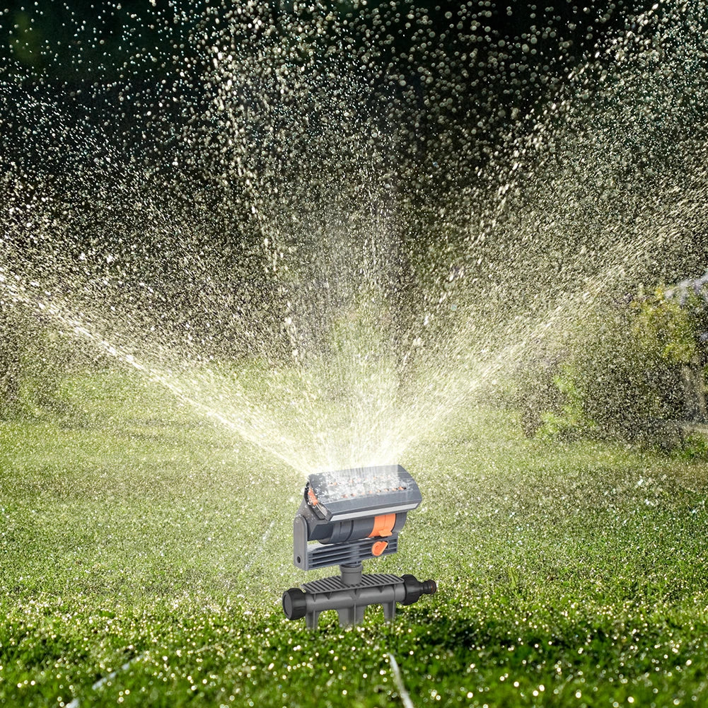 Oscillating Sprinkler Automatic Garden Sprinkler Adjustable Flow Lawn Swing Sprinkler Garden Sprayer for Plants Grasses Flowers Vue