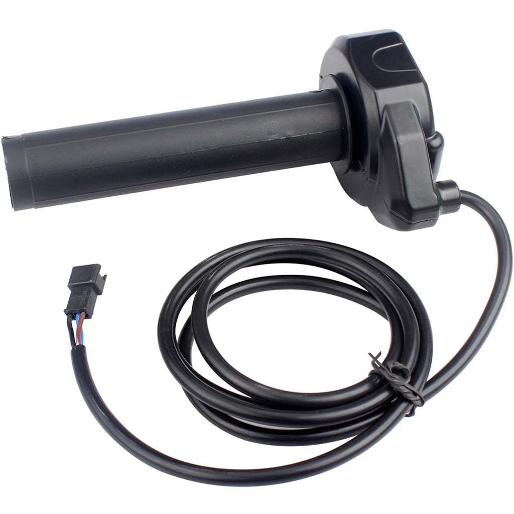 Electric Bike Throttle Handlebar for Surron Ebike Throttle Grip Cable Kit Compatible for Ridstar Q20 Electric Dirt Bike Vue Black