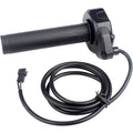 Electric Bike Throttle Handlebar for Surron Ebike Throttle Grip Cable Kit Compatible for Ridstar Q20 Electric Dirt Bike Vue Black