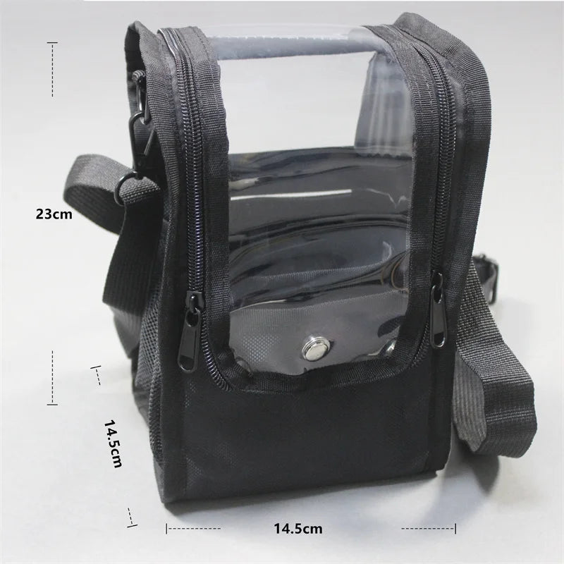 Stand Cosmetic Bag Makeup Brush Case Makeup Tools Cosmetic Bag Makeup Brush Organizer Artist Cosmetic Storage Bag with Strap Vue