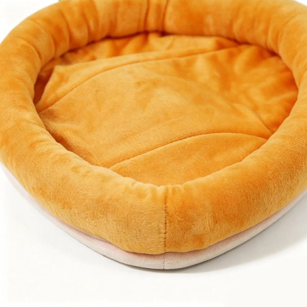 Carrot Shape Sleeping Mat Bunny Bed Soft Warm Rabbits Bed Carrot Shape for Pet Chinchilla Guinea Hedgehog Indoor Outdoor Couch Vue