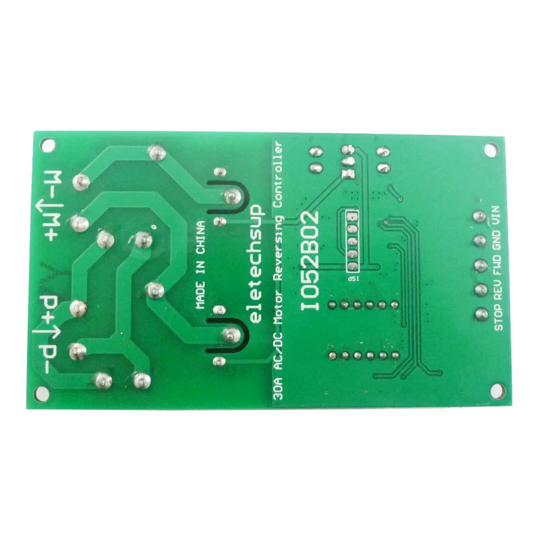 DC12V 30A Multi-functional Motor Forward and Reverse Controller Motor Start and Stop Controller Time Delay Limit Switch Relay Vue