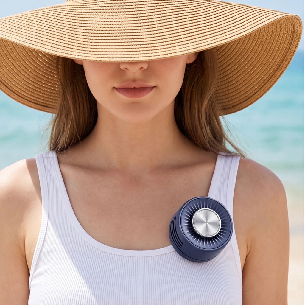 Quiet Handheld Fans 360 Adjustable Rechargeable Cooler 3 Modes Silent Mini Desk Fans for Outdoor Camping Hiking Beach Travel Vue