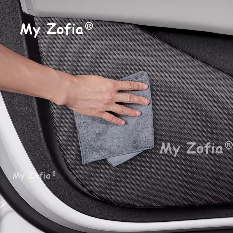 For BYD SEAL 6 DM-i Touring 2025 2026 Car Door Anti-kick Pad Leather Interior Protection Anti-dirty Decor Stickers Accessories Vue