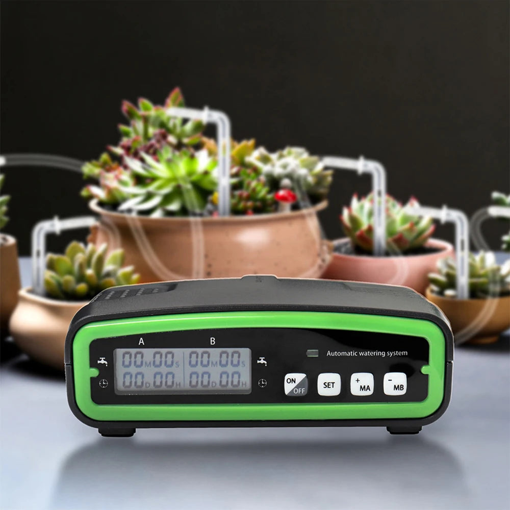 Smart WiFi APP Remote Double Pump Automatic Watering Machine Watering Pot Flower Garden Balcony Drip Irrigation Sprinkler System Vue