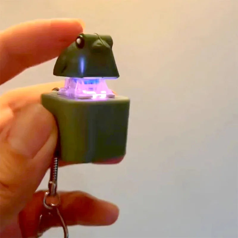 Frog Croaking Fidget Keychain | LED Lights & Sound Toy Fidget Keychain Toy Vue