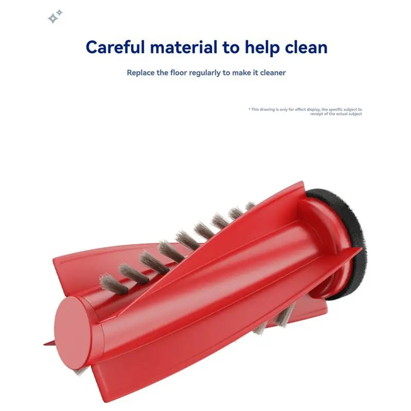 ABKW-Suitable For Roborock Robot Vacuum Cleaner P20 PRO Accessories Roller Brush Rubber Bristle Integrated Double Rollerbrush Vue