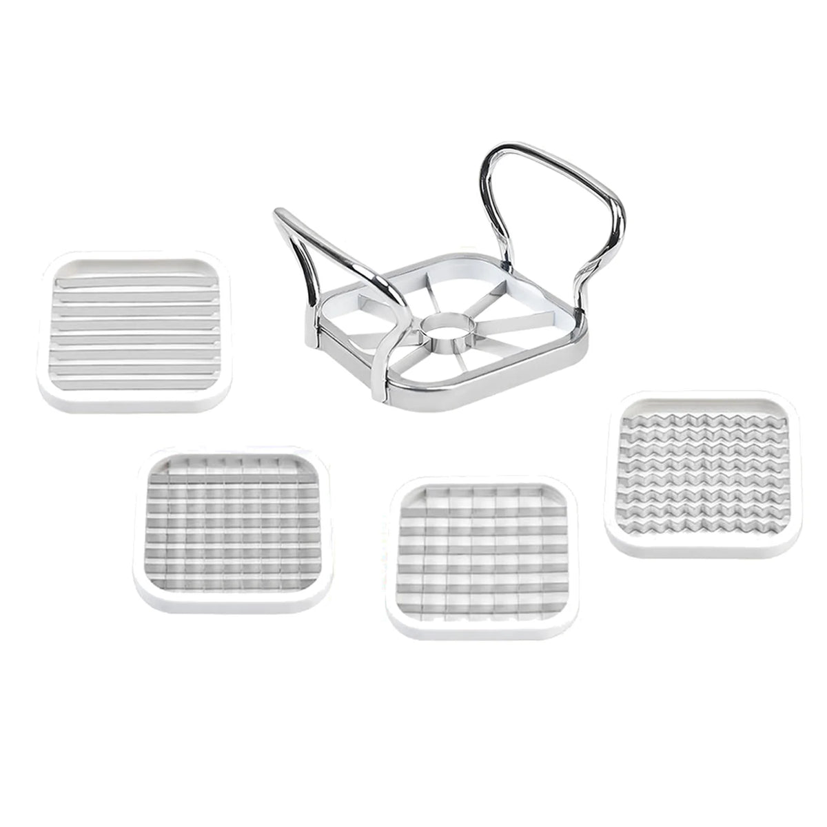 5-in-1 Stainless Steel French Fry Cutter & Vegetable Slicer Vegetable Fry Cutter Vue