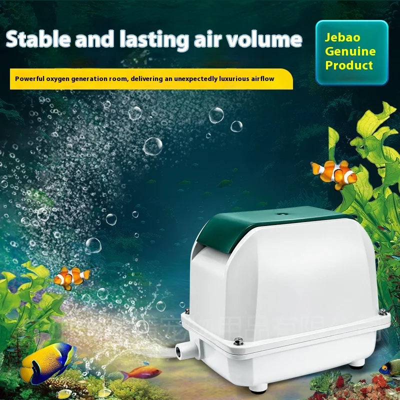 Jebao High Power Household Aquarium Fish Tank Oxygen Pump 20W-300W Silent Air Pump for Outdoor Fishing Oxygenation Pumps Vue