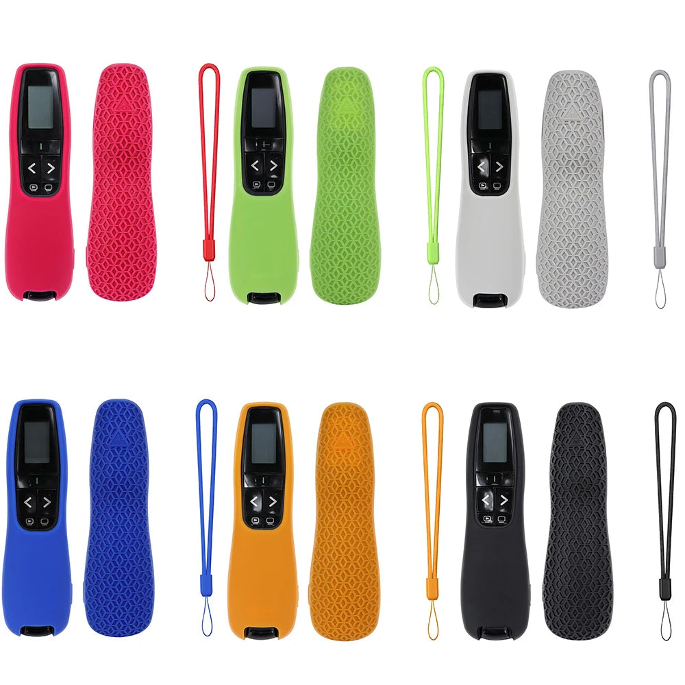 Soft Silicone Cover Protective Case Compatible with for Logitech Wireless Presenter R800 Silicone Remote Controller Cases Vue