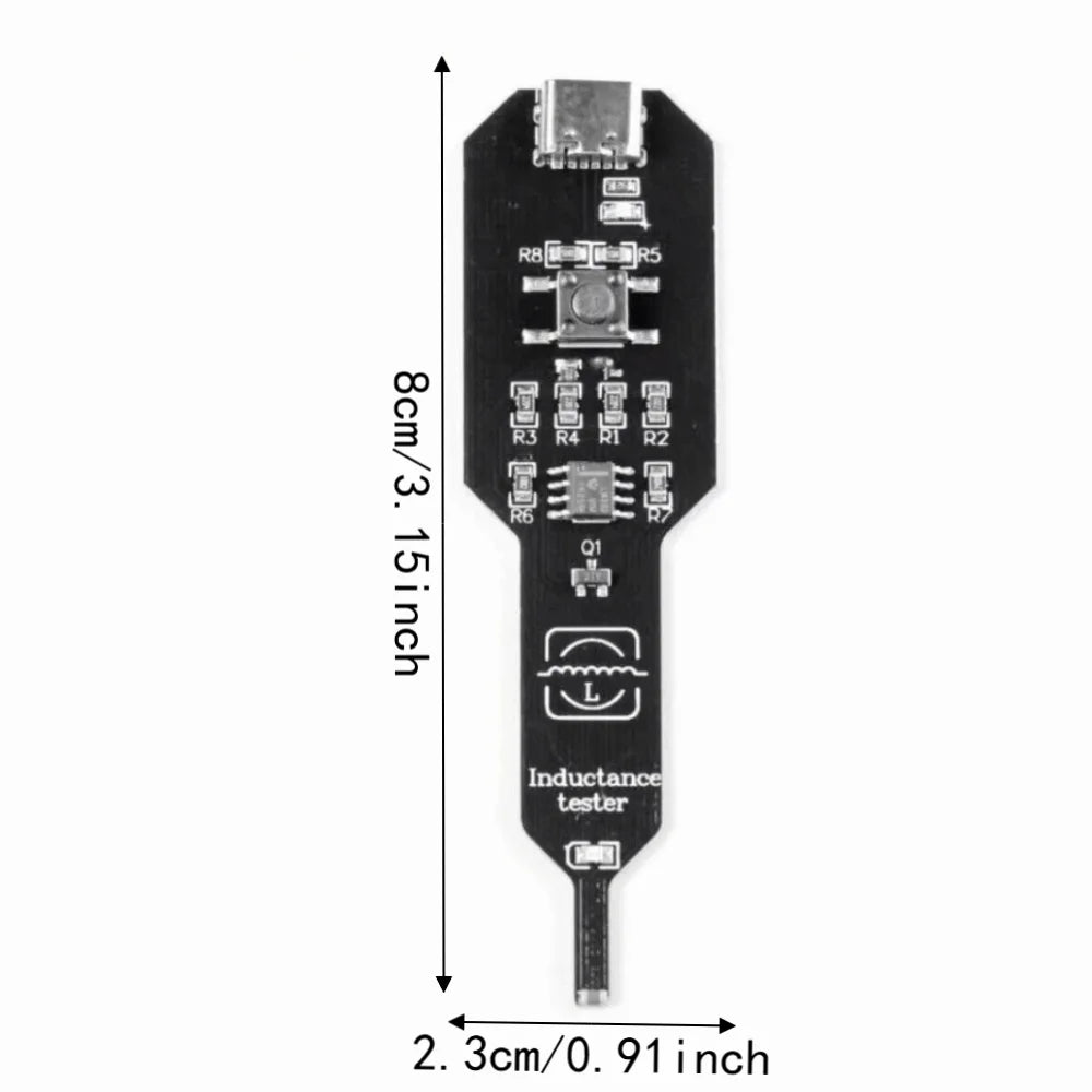 Third Generation Motherboard Coil Tester Strong Stability High Accuracy Inductor Detector Tool Type-C Professional Vue