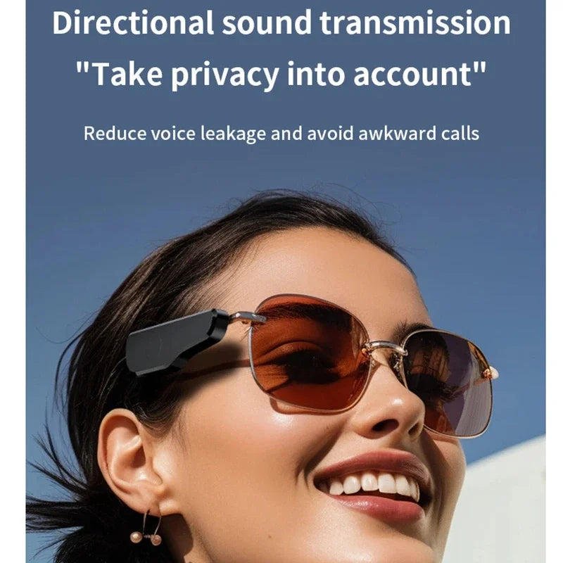 Smart Audio Glasses Headphones Clip-On Bluetooth Glasses Headphones for Outdoor Sports For Eyeglasses Vue