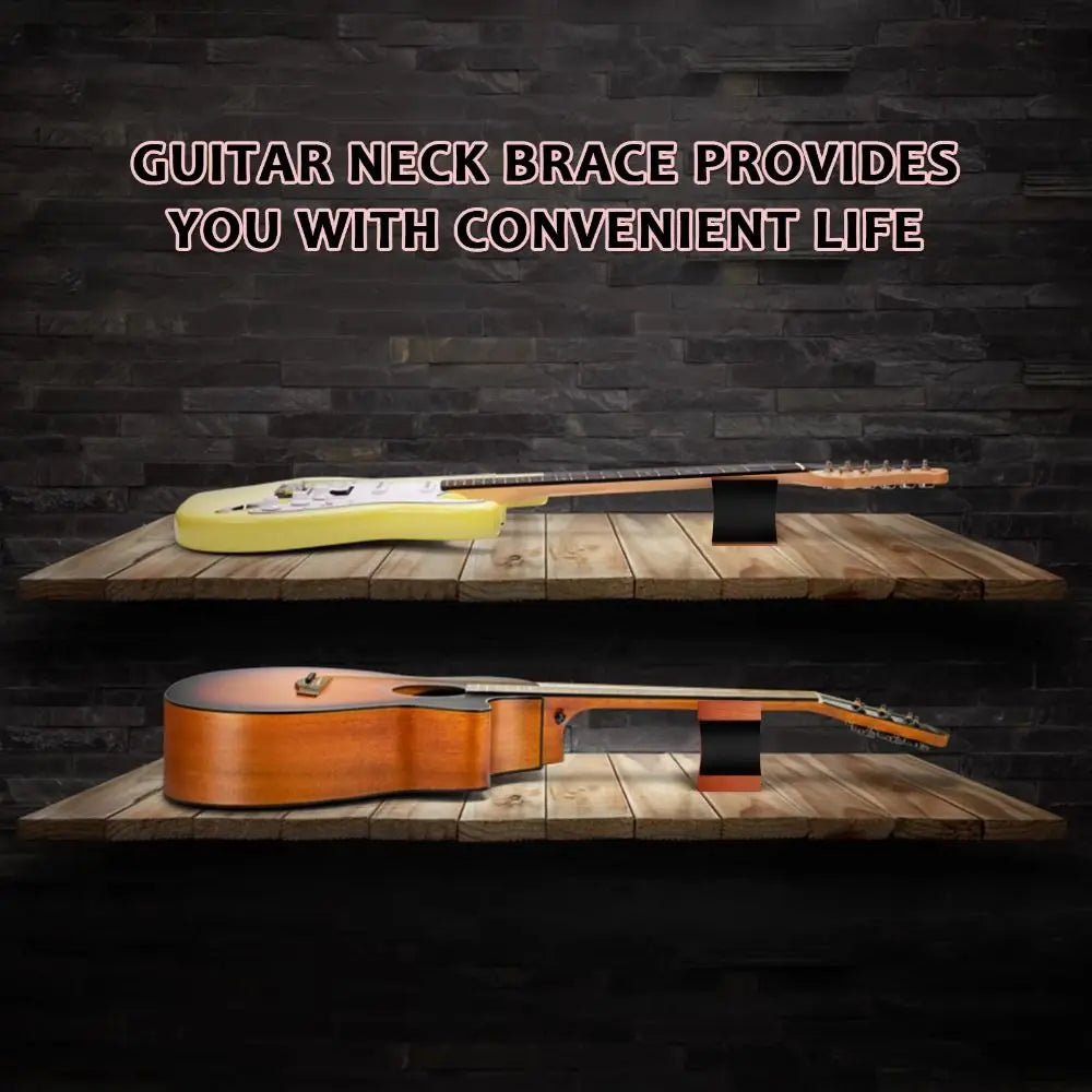 Support Pillow Guitar Wooden Neck Bracket 2 Usage Height Multi-function Guitar Neck Rest Professional Vertical Vue