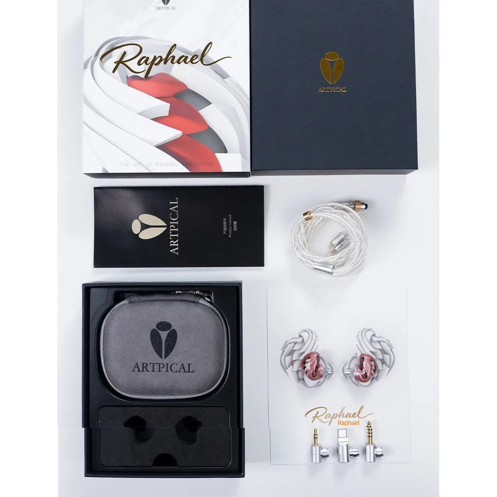Artpical Raphael HiFi IEM Earphones | CNC Aluminum 3D-Printed Wired IEM Earphones Vue