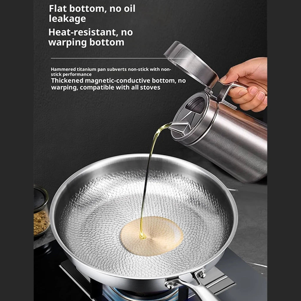 Titanium Frying Pan with Lid – Non-Stick, Energy-Saving Titanium Frying Pan Vue