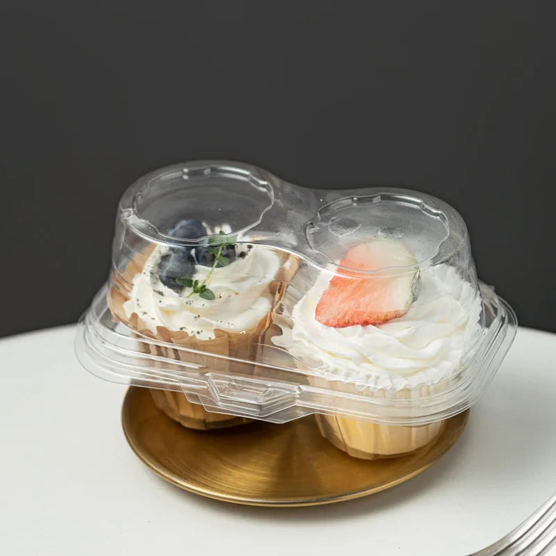 Clear PET Cupcake Boxes – 24-Compartment Dome Carrier Cupcake Dome Carrier Vue