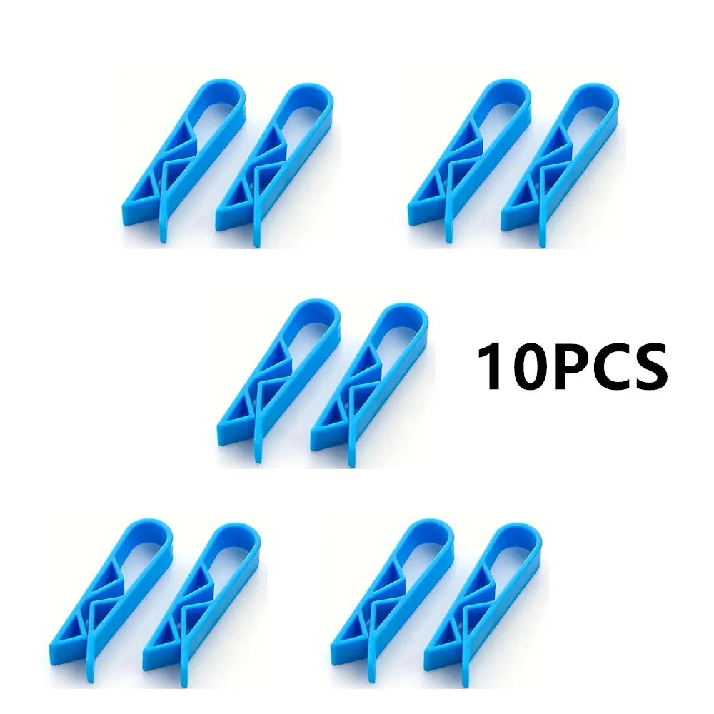 10/20PCS innovative trash can clips - safe and non slip trash bag holder, stylish divider side clips, convenient for home use Vue 10PCS