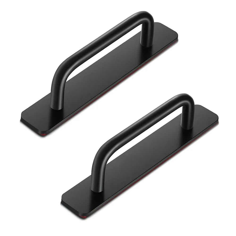 Adhesive Handle Cabinet Handle Drawer Non Drilled Push Pull Handle Adhesive Handle Suitable for Kitchen Cabinets Bathrooms Vue