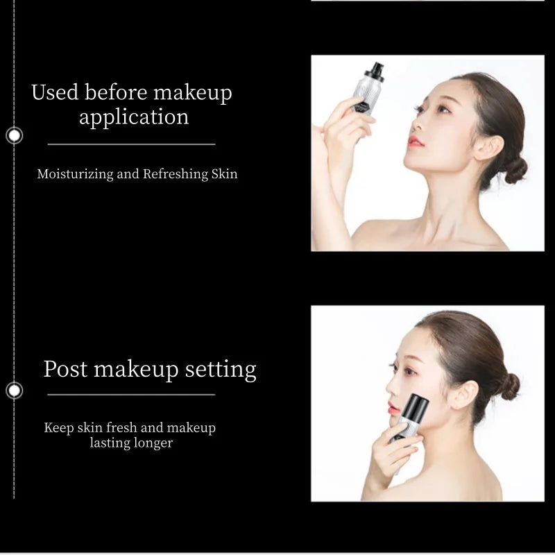 100ml Soft Matte Setting Spray, the Fine Mist Is as Light as Smoke, Hydrating and Moisturizing, Does Not Stick to Powder, Does Not Cause Powder to Cake, Keeps Your Makeup Hydrated and Smooth, Giving You a Dewy Makeup Look Sui Vue