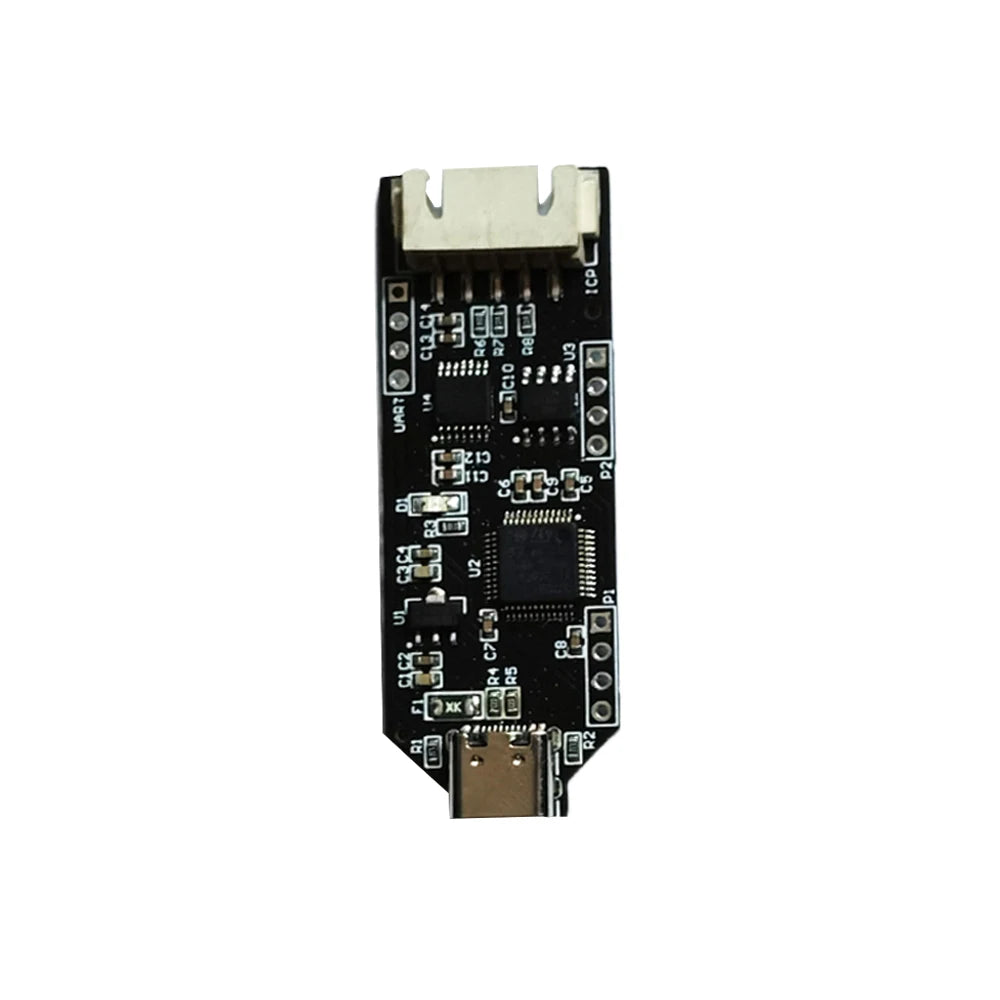 1PCS Emulator 5V 0.5A Programming Device BLDC Update Tool V1.0 Debug Device for SNR Series Single-Chip Microcomputer Vue