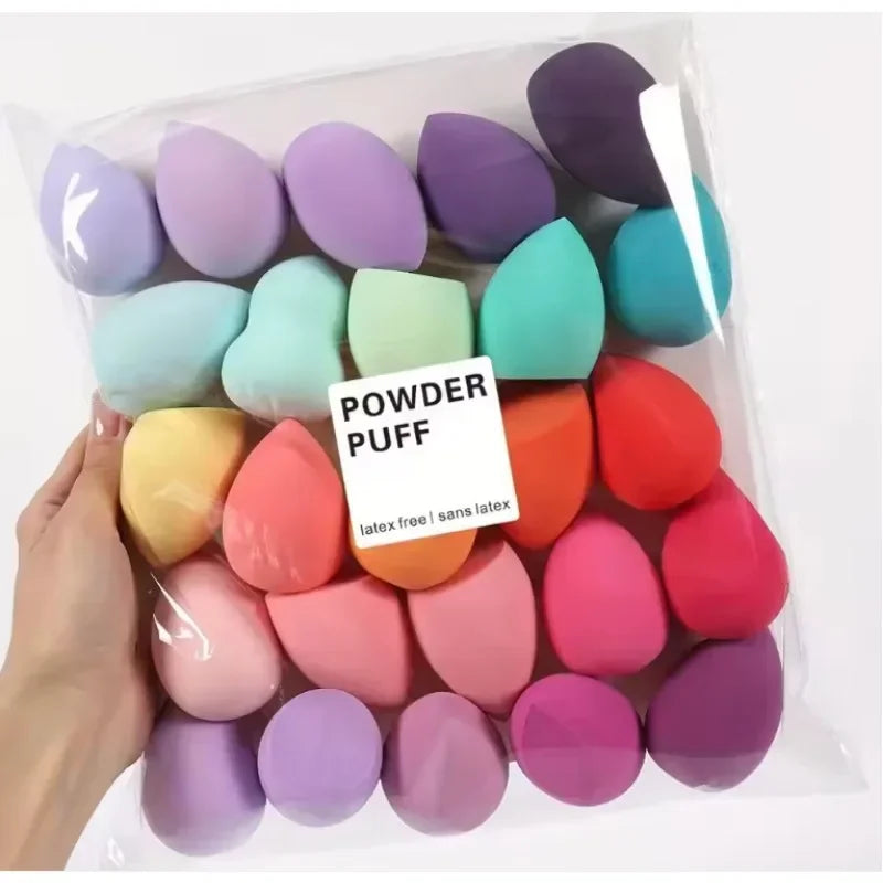 4/7/18piece makeup sponge set suitable for liquid BB cream powder application makeup egg dry wet dual-use powder puff girl Vue