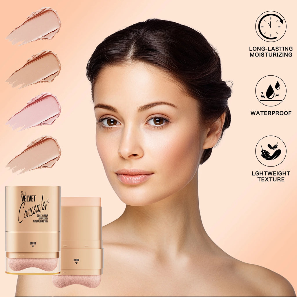 Four-Color Concealer to Cover Dark Circles, Tattoos, Acne Marks, Facial Concealer, Contouring, Waterproof Foundation, Beauty Makeup Vue