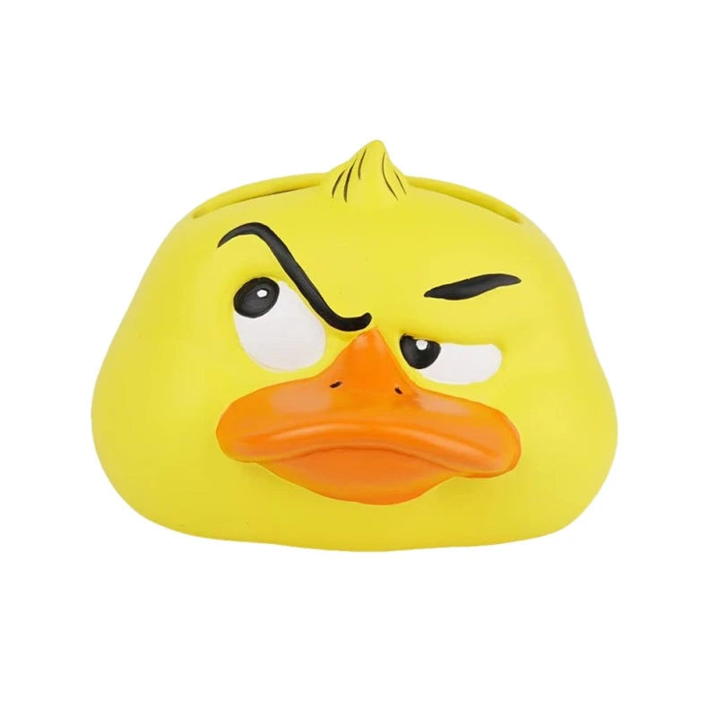 Cute Duck Tissue Box Ceramic Tabletop Dispenser Luxury Elegant Home Display For Living Room Coffee Table Decor Gift For Women Vue